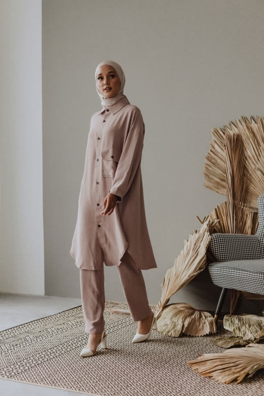 Alaiya Boyfriend Set - Rose